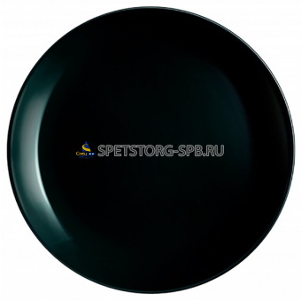 * Тарелка обеденная LUMINARC Diwali Noir 27см     (6) (24) (1 152)     P0786