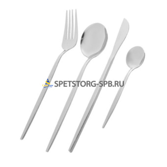 Набор столовых приборов 24пр. LARA АНТАРЕС 6 персон, зеркальная полировка     (1)         LR10-27/24