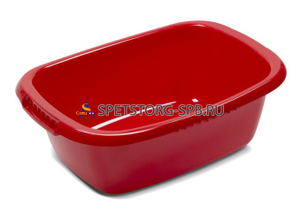Таз 17,0л "Водолей" овальный, красный     (14)     С622КРА