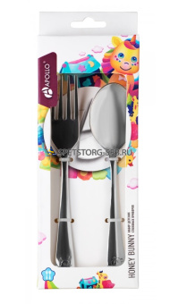 Набор детских столовых приборов APOLLO "Honey Bunny" 2 пр.     (1)     HNB-02