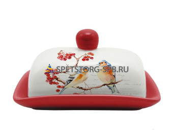 Масленка PRIMA COLLECTION Птицы на ветке     (24)     HC601R-C2/PC74BB