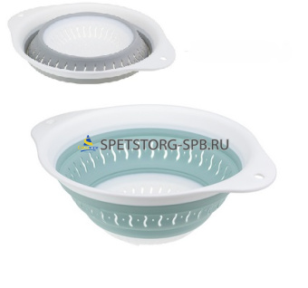 Дуршлаг ФЛЕКС складной, в ассортименте                     (20)     М 1128