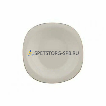 Тарелка суповая ROYAL GARDEN Square Classic Gold C 22см     (36)     RG-C0041