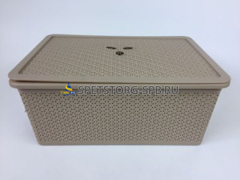 Корзинка "Wenge" 15л универсальная с крышкой 398*273*177мм, в ассортименте     (7)     BQ4022/221305927/03/221305921/03/221305935/04