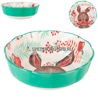 Салатник "Kawaii Forest. Rabbit", d=15см, v=550мл фрф    (12) (48)    0860404
