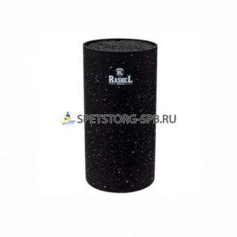 Подставка для ножей 11,5*22,5см, цвет чёрный мрамор           (1)   R-988