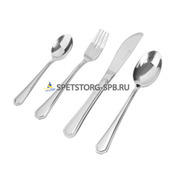 Набор столовых приборов 24пр. LARA АЛЬТАИР, 6 персон, зеркальная полировка     (1)        LR10-20/24