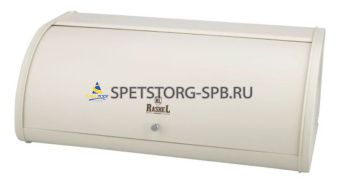 Хлебница с крышкой, 45*27*18см, цвет: кремовый   R-3015