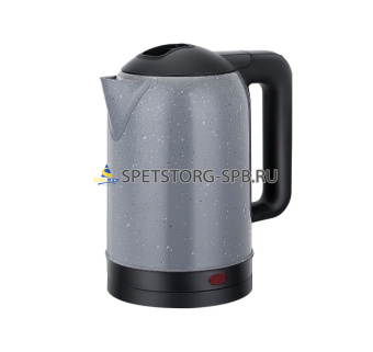 Чайник электр. 2,0л 1800Вт, нерж., дисковый нагрев.элемент, серый в крапинку     (1)     SA-2121GD