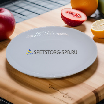 Тарелка десертная PARS OPAL Elegance 19 см белая     (6) (30)     POE190W