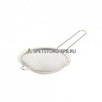 Сито с ободом и ручкой d=14см, l=29см, нерж.     (200)     9903135