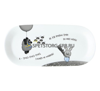 Блюдо овальное "Винни Пух" 25*11,5см п/у   (1)     HD2306-100O