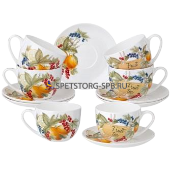 Чайный набор LEFARD "FRUIT BASKET" 12 пр. 330 мл104996