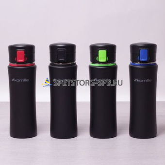 Термос-бутылка 500мл нерж., в ассорт.     (24)     2066