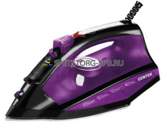 Утюг элект. "Centek" VIOLET, 2500Вт, керам.подошва, защита от протечек     (1)     CT-2355