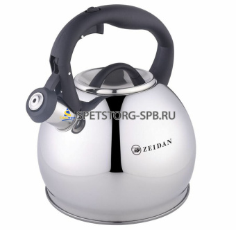 Чайник 3,0л со свистком капсул. индукционное дно, фикс.бакелитовая ручка     (6)     Z-4429