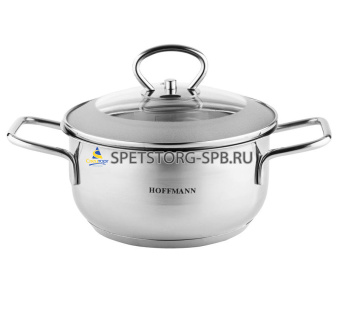Кастрюля 1,6 л нерж. сталь, 3- х сл. капс. дно, 14см ИНДУКЦИЯ   (1)     HM5316