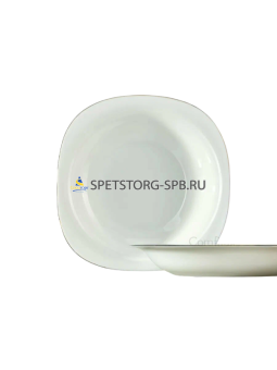 Тарелка суповая ROYAL GARDEN Square Classic Gold P 22см     (30)     PO22SCG