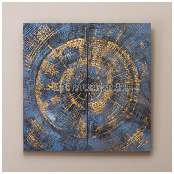 Комплект из 2-х картин "ЗОЛОТЫЕ ЛУЧИ" 40*80*3см (каждая)    (1)   534-200