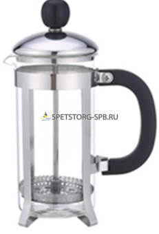 Френч-пресс 600мл, серебро PL120     (1)   100449