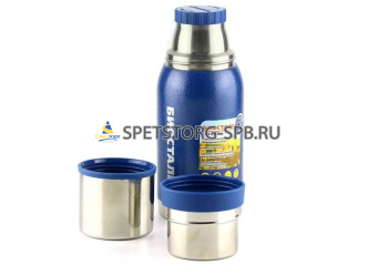 Термос 0,75 л у/г "BIOSTAL- ОХОТА" с двумя чашками     (1)     NBA-750B