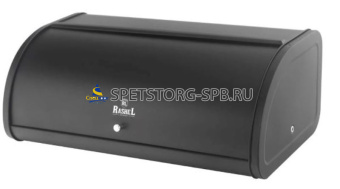 Хлебница с крышкой, 45*27*18см, цвет: чёрный    R-3014