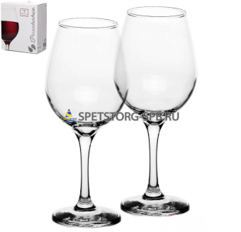 Набор бокалов д/вина АМБЕР 460 мл 2 шт.     (1)     440275B