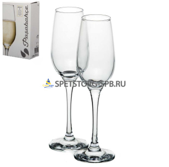 Набор бокалов д/шамп. АМБЕР 210мл 2 шт.     (4)     440295B/2