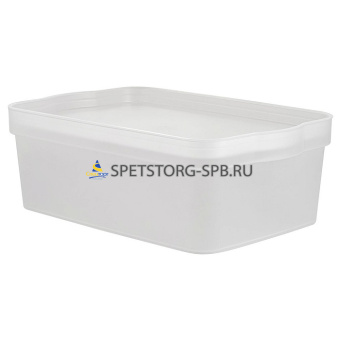 Ящик для хранения 6л Keeplex Trendy 32*21,1*11см, матовый кристалл           (10)     KL350211000