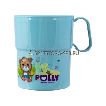 Кружка детская с аппликацией 0,3л Polly           (80)        4347724
