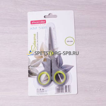 Ножницы универс. 14см, нерж.+пласт.ручки     (72)     5181