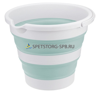 Ведро 5,0л ФЛЕКС складное, морская волна     (14)     М 2414
