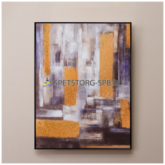 Картина в раме "АБСТРАКЦИЯ ВЛЕЧЕНИЕ" 62*82*4,5см    (1)  534-221