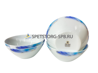 Набор салатников PARS OPAL Blue Sky 17см 936 опал. стекло 4шт POL770BS936/4